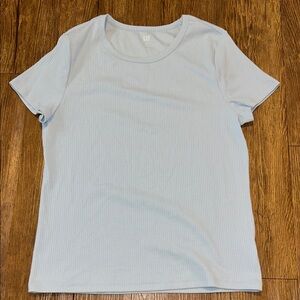 GAP Women's Soft Blue Short Sleeve Tee